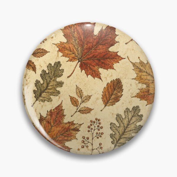 Item preview, Autumn Leaves Pattern – Vintage Fall Botanical Illustration designed and sold by DreamPixelPrint.