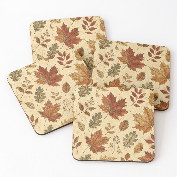 Item preview, Autumn Leaves Pattern – Vintage Fall Botanical Illustration designed and sold by DreamPixelPrint.