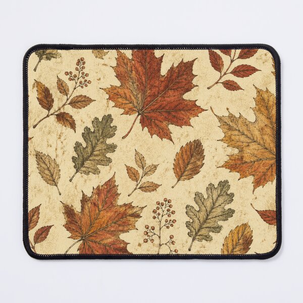 Item preview, Autumn Leaves Pattern – Vintage Fall Botanical Illustration designed and sold by DreamPixelPrint.
