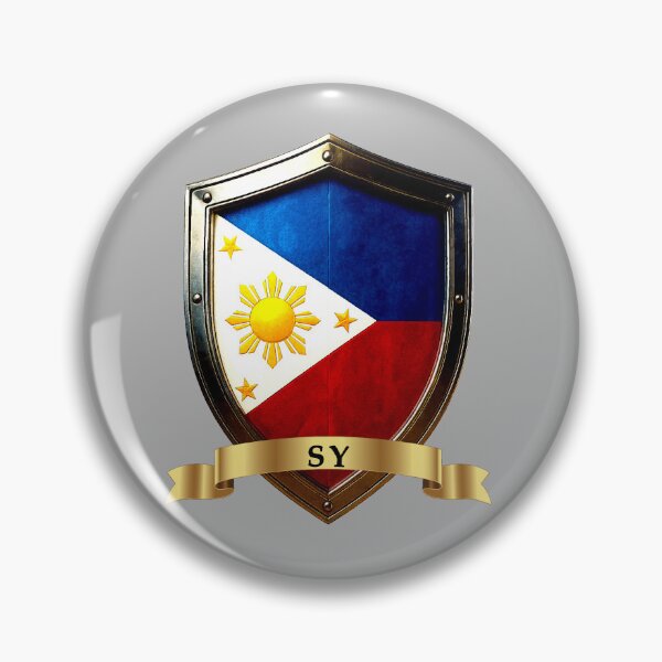 Item preview, Sy Philippines Pride Shield designed and sold by Highlandkings.
