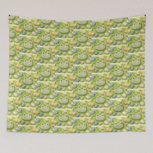 Item preview, Cute Frog Stone Watercolor designed and sold by pompom123.