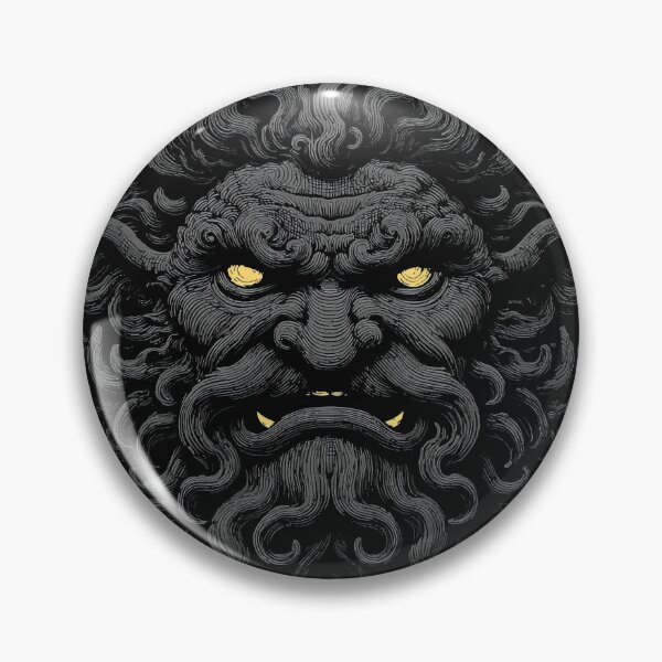 Item preview, Dark wise and evil gold demon Zeus with yellow eyes 127sm designed and sold by 127sm.