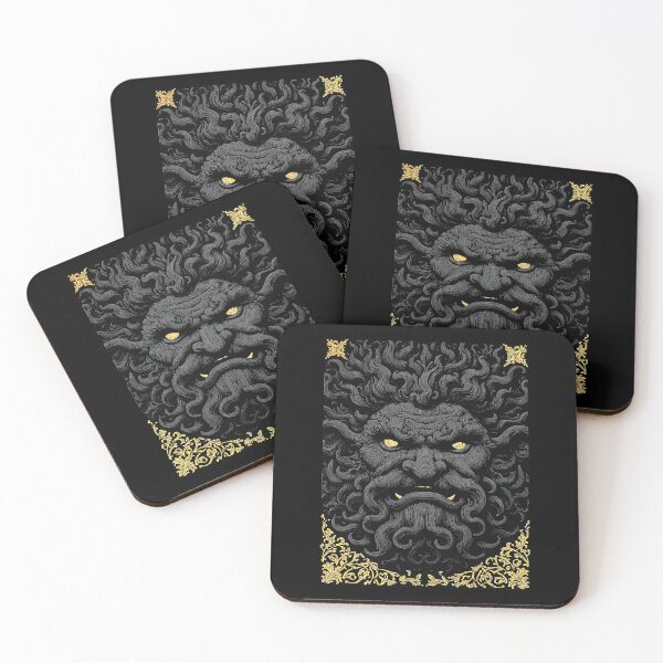Item preview, Dark wise and evil gold demon Zeus with yellow eyes 127sm designed and sold by 127sm.