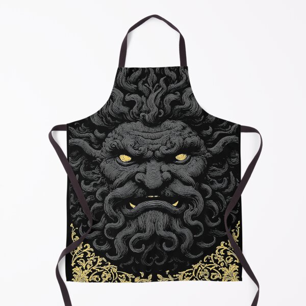 Item preview, Dark wise and evil gold demon Zeus with yellow eyes 127sm designed and sold by 127sm.