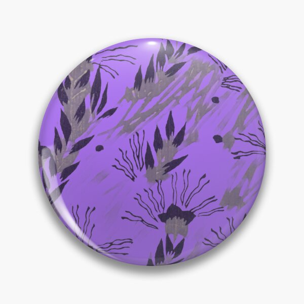 Item preview, Electric Purple Zen: Abstract Japanese Floral Pattern designed and sold by Kokeshidreams.
