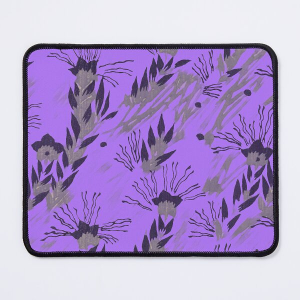 Item preview, Electric Purple Zen: Abstract Japanese Floral Pattern designed and sold by Kokeshidreams.