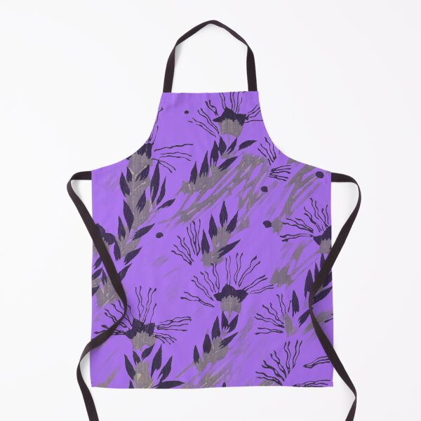 Item preview, Electric Purple Zen: Abstract Japanese Floral Pattern designed and sold by Kokeshidreams.