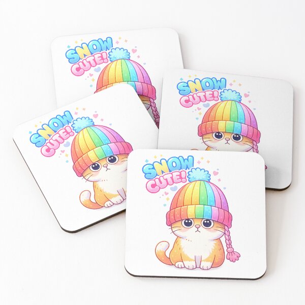 Item preview, Snow Cat Essential T-Shirt Winter Cute Kitty designed and sold by SoftSproutstu.