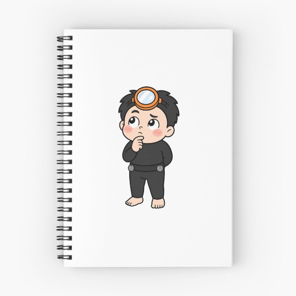 Item preview, KOREA HAENAM - Cute Chibi Character Thinking Pondering Sticker designed and sold by KOREA-HAENAM.