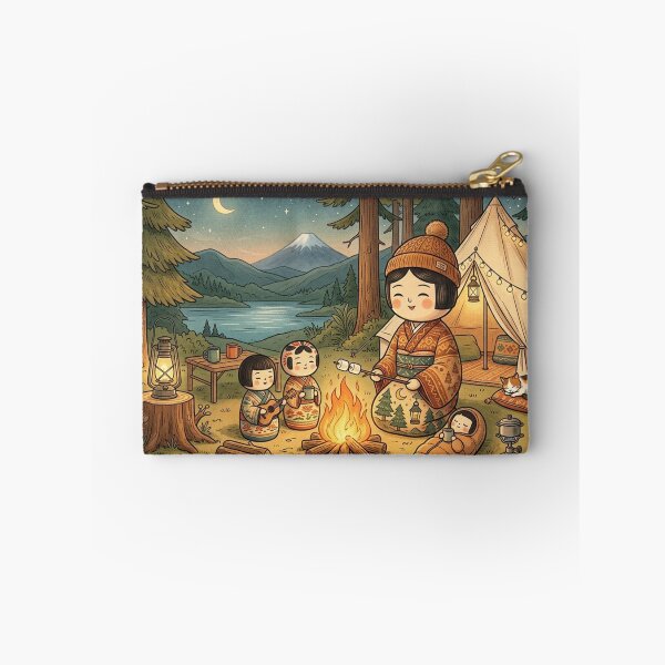 Item preview, Starry Night Kokeshi Camp: A Cozy Mountain Retreat designed and sold by Kokeshidreams.