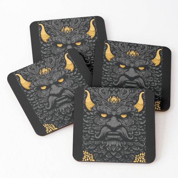 Item preview, Evil dark and gold horny demon god 127sm designed and sold by 127sm.