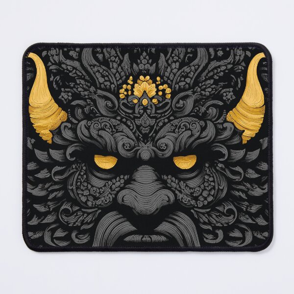 Item preview, Evil dark and gold horny demon god 127sm designed and sold by 127sm.