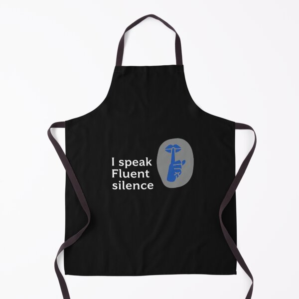 Item preview, I Speak Fluent Silence Funny Introvert Quote designed and sold by artlife4.