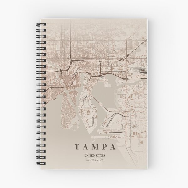 Item preview, Tampa, United States - City Map (Rustic) designed and sold by Fish4Maps.
