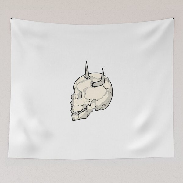 Item preview, The Horned Devil Skull designed and sold by LesageSecond.