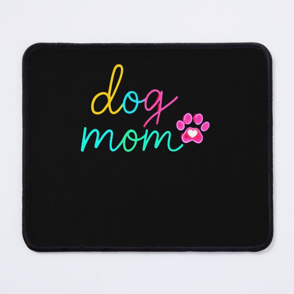 Item preview, Dog Mom Neon Script with Paw Accent designed and sold by SiarheiYur.