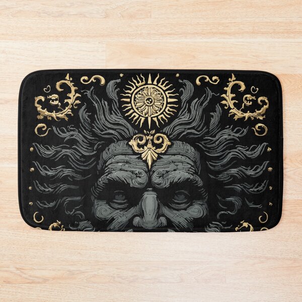 Item preview, Dark wise man with rich beard. Black and gold 127sm designed and sold by 127sm.