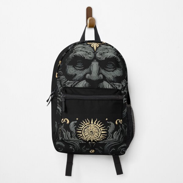 Item preview, Dark wise man with rich beard. Black and gold 127sm designed and sold by 127sm.