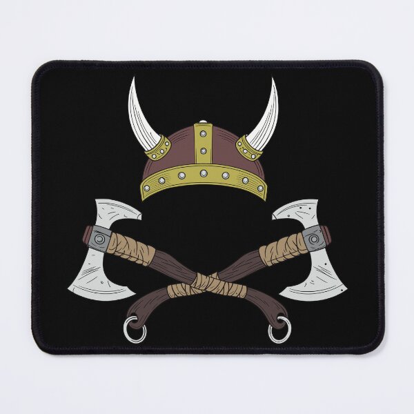 Item preview, Viking Helmet and Crossed Axes Emblem designed and sold by Hedon77.
