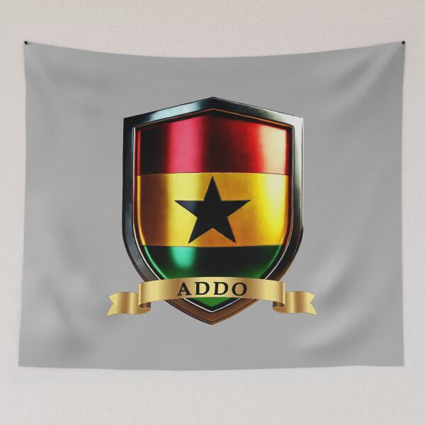 Item preview, Addo Ghana Surname Crest Shield designed and sold by Highlandkings.