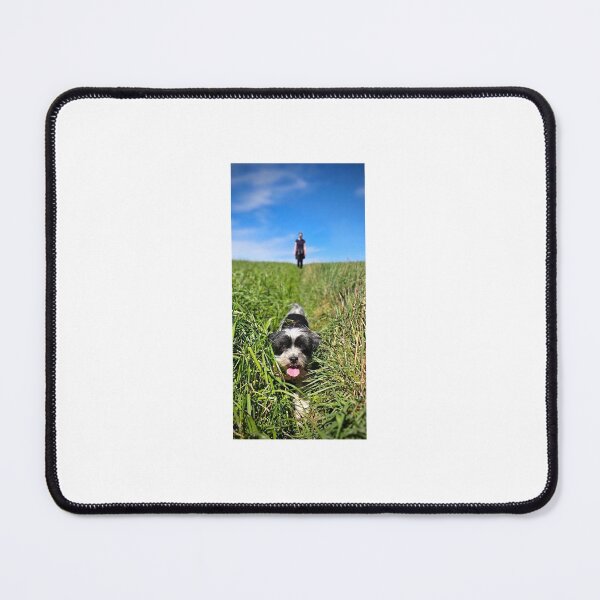 Item preview, Tongue Out Pup on a Sunny Hill designed and sold by Lawn073.