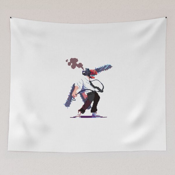 Item preview, The Pixel Art Chainsaw Hunter designed and sold by LesageSecond.