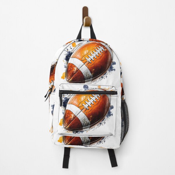 Item preview, Dynamic American Football Watercolor Splash Artistic Illustration designed and sold by DesignArtist.ia.