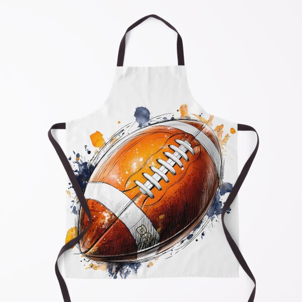 Item preview, Dynamic American Football Watercolor Splash Artistic Illustration designed and sold by DesignArtist.ia.