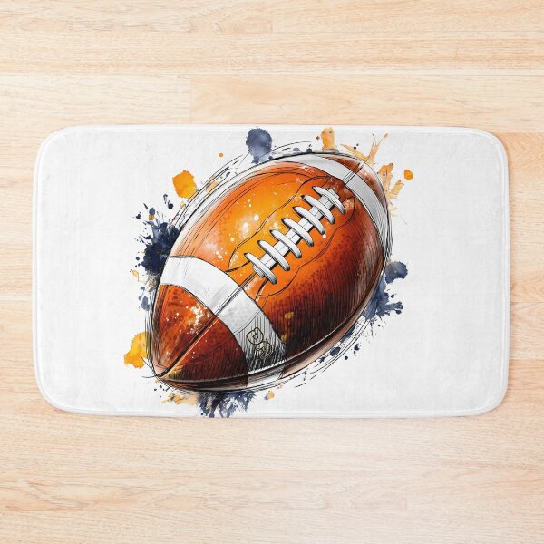 Item preview, Dynamic American Football Watercolor Splash Artistic Illustration designed and sold by DesignArtist.ia.