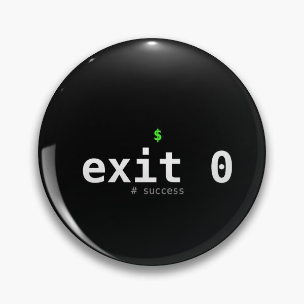 Item preview, Exit 0 Success Linux Terminal Programmer T-Shirt designed and sold by CronDrop.