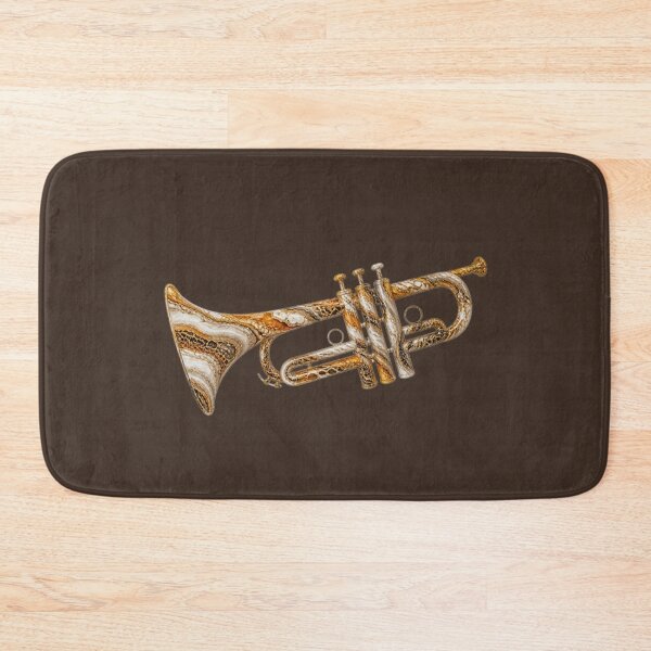 Item preview, Amber Geode Trumpet – Luxury Fluid Marble Abstract Art designed and sold by annenambiro.
