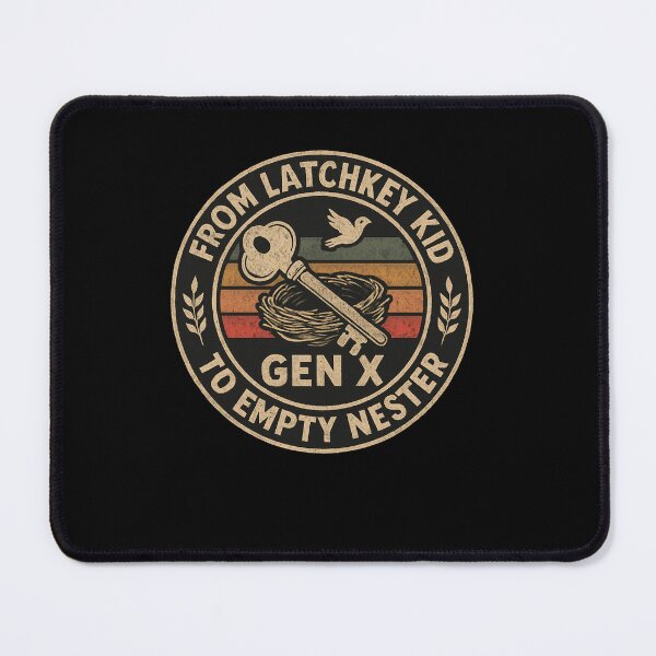 Item preview, Gen X Empty Nester Vintage Key Nest Badge designed and sold by SiarheiYur.