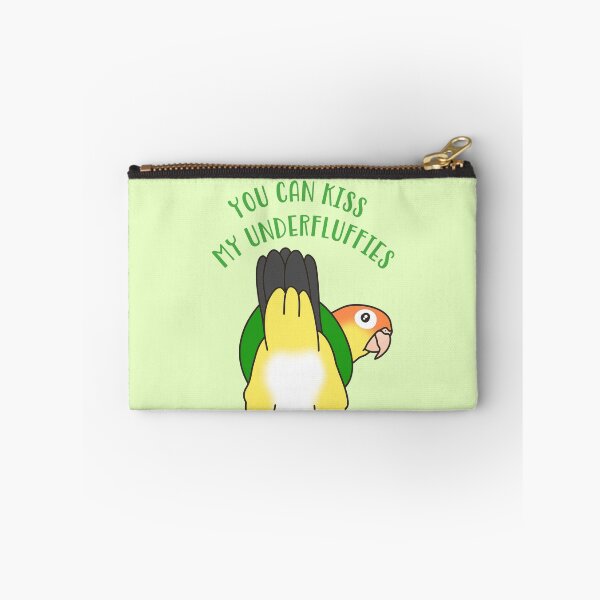 Item preview, You can kiss my underfluffies - white bellied Caique designed and sold by FandomizedRose.