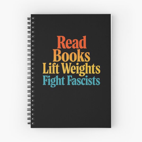 Item preview, Read Books Lift Weights Fight Fascists Typography designed and sold by SiarheiYur.
