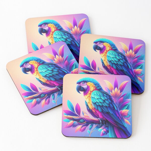 Item preview, Colorful Parrot – Vibrant Tropical Art designed and sold by Dogandesighn.