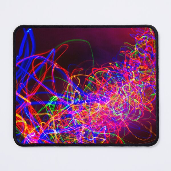 Item preview, Electric Love vibrant colourful fairy light trails - by heidiannemorris  designed and sold by FOLK ART FUSION by heidiannemorris.