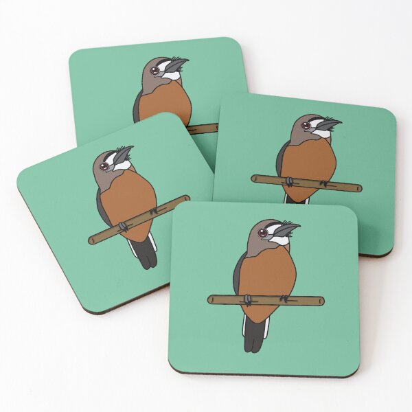 Item preview, White Faced Nunbird - A Derpybird Design designed and sold by YOjosie.
