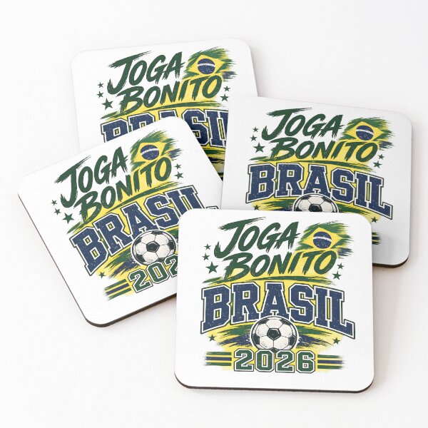 Artikelvorschau, Brasilien 2026 Joga Bonito Shirt Gelbes Brasilien-Fußballtrikot im Futebol-Fan-Design entworfen und verkauft von Martin's_Design.