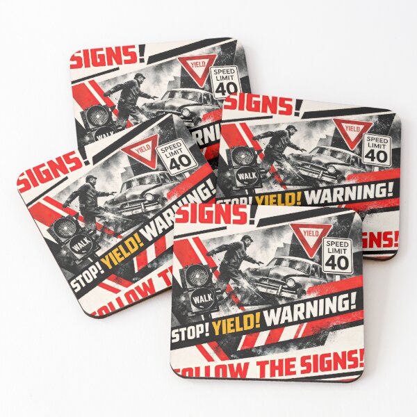 Item preview, Obey Traffic Signs Safety Poster for Accident Prevention designed and sold by ForeverPrintsOK.