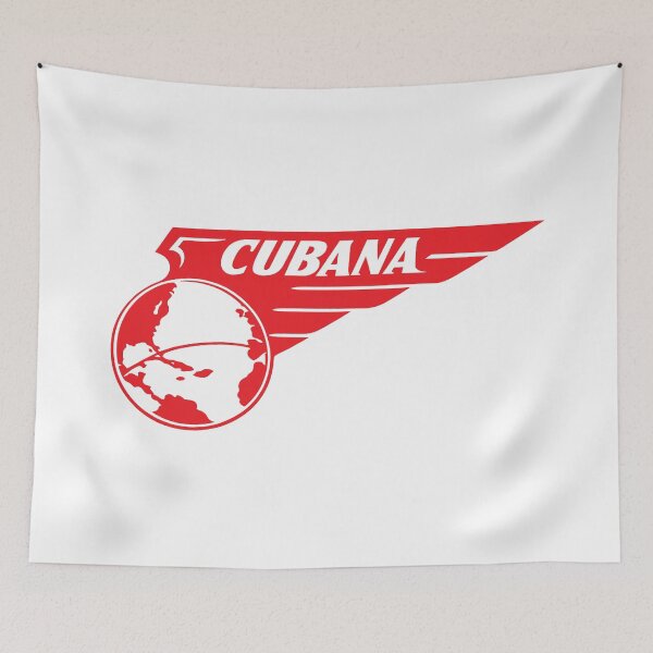 Artikelvorschau, Cubana Airlines Havanna Kuba Vintage-Logo entworfen und verkauft von RetroAviation.