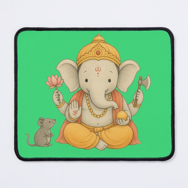 Item preview, Ganesh The Hindu God in. the style of Babar the elephant  designed and sold by bluefrog.