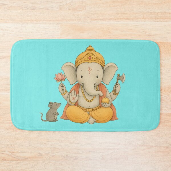 Item preview, Ganesh The Hindu God in. the style of Babar the elephant  designed and sold by bluefrog.