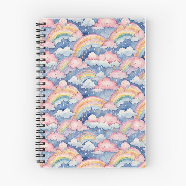 Item preview, Sweet Dream Rainbows | Cute Pastel Cloud Nursery Pattern designed and sold by GraceInNatureCo.