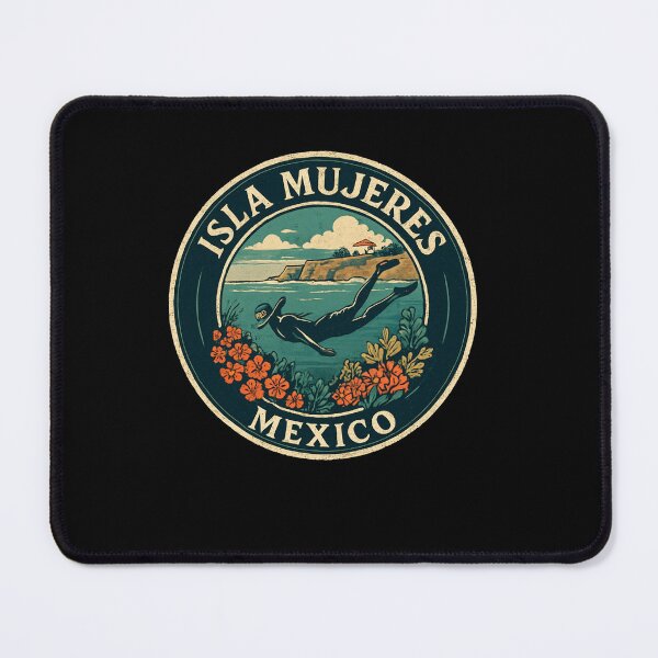 Item preview, Isla Mujeres Underwater Diver Scene Vintage designed and sold by SiarheiYur.