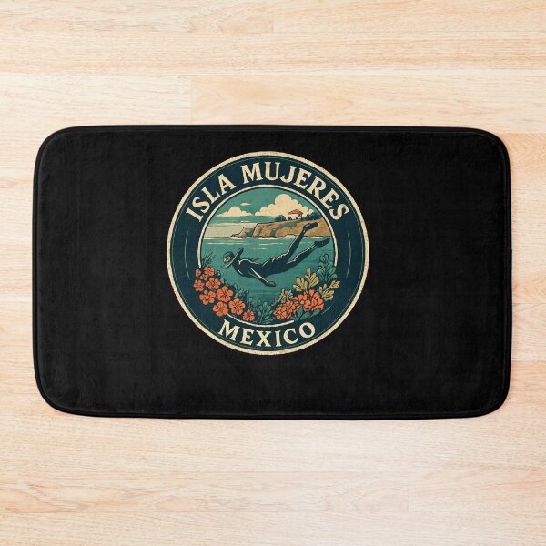 Item preview, Isla Mujeres Underwater Diver Scene Vintage designed and sold by SiarheiYur.