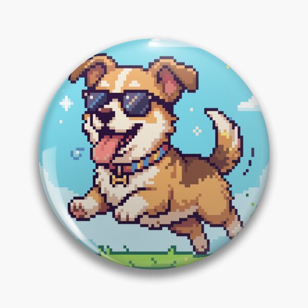 Item preview, Good Boy Pixel Art Dog – Retro Cute Gaming Puppy Illustration designed and sold by AmazingEG.