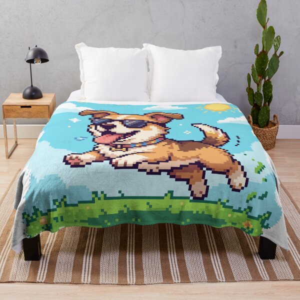 Item preview, Good Boy Pixel Art Dog – Retro Cute Gaming Puppy Illustration designed and sold by AmazingEG.