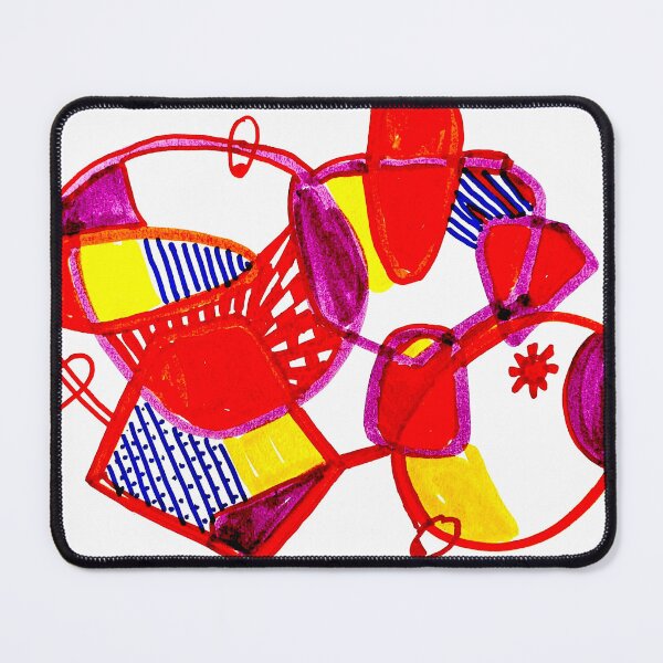 Item preview, red abstract designed and sold by Tereza Pilar  Art.
