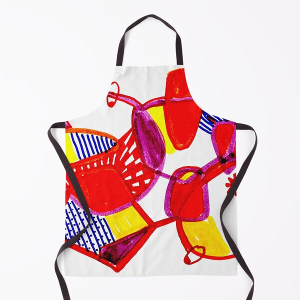 Item preview, red abstract designed and sold by Tereza Pilar Art.