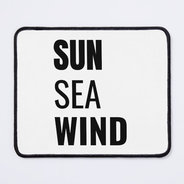 Item preview, Sun Sea Wind (Black) designed and sold by ShipCrewNation.